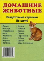 Раздаточные карточки "Домашние животные" - fgospostavki.ru - Норильск