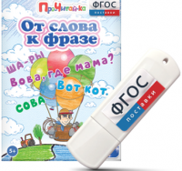 Игры для чтения слов и словосочетаний "От слова к фразе" на USB - носителе - fgospostavki.ru - Норильск