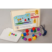 Игровой набор Фребеля "Бусы-шнуровка" (серия "Эксперимент") - fgospostavki.ru - Норильск
