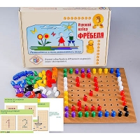 Игровой набор Фребеля "Мозаика со шнуровкой" (серия "Эксперимент") - fgospostavki.ru - Норильск