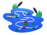 Сенсомоторное декоративно-развивающее панно "Река" - fgospostavki.ru - Норильск