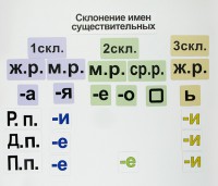 Набор магнитных карточек "Склонение имен существительных" - fgospostavki.ru - Норильск