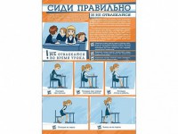 Стенд "Сиди правильно и не отвлекайся" - fgospostavki.ru - Норильск