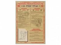 Стенд-уголок "Техника безопасности на уроках труда" - fgospostavki.ru - Норильск