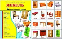 Демонстрационные карточки "Мебель" - fgospostavki.ru - Норильск