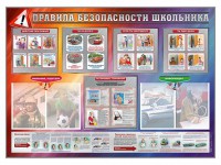 Стенд-уголок "Правила безопасности школьника" - fgospostavki.ru - Норильск