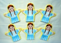 Набор рукавичек "Эмоции (девочки)" 6 штук - fgospostavki.ru - Норильск