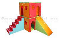 Домик игровой двухэтажный (комплект) - fgospostavki.ru - Норильск