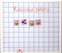 Магнитно-маркерная доска "Клетка" (86 см х 75 см) - fgospostavki.ru - Норильск