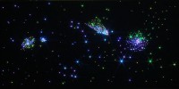 Настенный фиброоптический ковер "Млечный путь" 200х100, 300 точек - fgospostavki.ru - Норильск