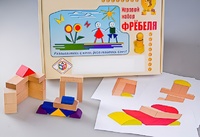 Игровой набор Фребеля "Конструктор деревянный без соединений-2" (Серия "Эксперимент") - fgospostavki.ru - Норильск
