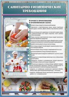 Стенд "Санитарно-гигиенические требования" - fgospostavki.ru - Норильск