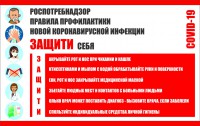 Плакат "Правила профилактики коронавируса" - fgospostavki.ru - Норильск