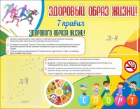 Стенд "Здоровый образ жизни" - fgospostavki.ru - Норильск