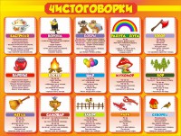 Стенд "Чистоговорки", часть 1 - fgospostavki.ru - Норильск