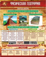 Стенд "Физическая география. Литосфера" Вариант 1 - fgospostavki.ru - Норильск