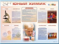 Стенд-уголок "Юный химик" - fgospostavki.ru - Норильск
