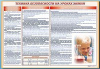 Стенд-уголок "Техника безопасности на уроках химии" - fgospostavki.ru - Норильск