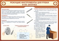 Стенд "Режущие инструменты для рубки и их заточки" - fgospostavki.ru - Норильск