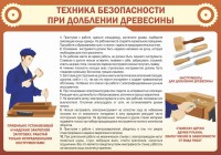 Стенд "Техника безопасности при долблении древесины" - fgospostavki.ru - Норильск