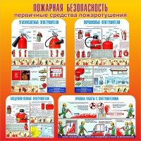 Стенд "Пожарная безопасность" Вариант 2 - fgospostavki.ru - Норильск