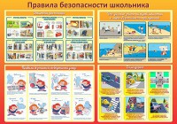 Стенд "Правила безопасности школьника" - fgospostavki.ru - Норильск
