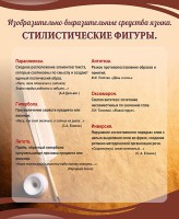 Стенд "Стилистические фигуры" Вариант 2 - fgospostavki.ru - Норильск