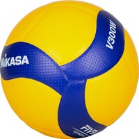 Мяч волейбольный Mikasa V300W (размер 5, синтетическая кожа, профессиональный) - fgospostavki.ru - Норильск