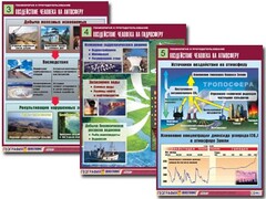 Комплект таблиц "Геоэкология и природопользование" (8 таблиц, формат А1, ламинированные) - fgospostavki.ru - Норильск