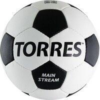 Мяч футбольный TORRES Main Stream (размер 4, синтетическая кожа, тренировочный) - fgospostavki.ru - Норильск
