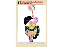 Рельефная таблица "Пищеварительный тракт" (формат А1, матовое ламинирование) - fgospostavki.ru - Норильск