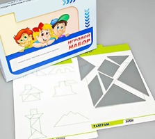 Игровой набор "Танграм" (с комплектом карточек) - fgospostavki.ru - Норильск