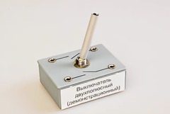 Выключатель двухполюсный (демонстрационный) - fgospostavki.ru - Норильск