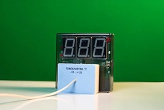 Датчик температуры с независимой индикацией (термометр демонстрационный) - fgospostavki.ru - Норильск