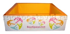 Бассейн "Вообразилия" квадратный с шелкографией - fgospostavki.ru - Норильск