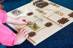 Тактильно-развивающая панель “Замочки” - fgospostavki.ru - Норильск