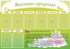 Стенд "Вестник природы" Вариант 4 - fgospostavki.ru - Норильск