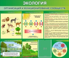 Стенд "Экология. Организация и функционирование сообществ" - fgospostavki.ru - Норильск