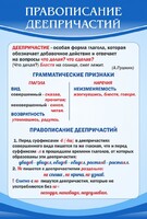 Стенд "Правописание деепричастий" - fgospostavki.ru - Норильск