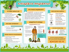 Стенд "Клещевой энцефалит" - fgospostavki.ru - Норильск