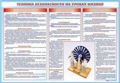 Стенд-уголок "Техника безопасности на уроках физики" - fgospostavki.ru - Норильск