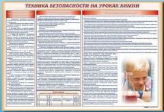 Стенд-уголок "Техника безопасности на уроках химии" - fgospostavki.ru - Норильск