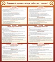 Стенд "Техника безопасности (при работе со станком)" - fgospostavki.ru - Норильск