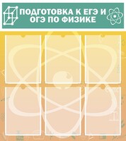 Стенд "Подготовка к ЕГЭ и ОГЭ по физике (6 карманов)" - fgospostavki.ru - Норильск