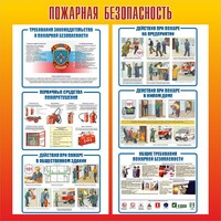 Стенд "Пожарная безопасность" Вариант 4 - fgospostavki.ru - Норильск