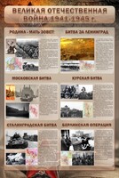 Стенд "Великая отечественная война (битвы)" - fgospostavki.ru - Норильск