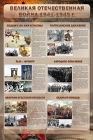Стенд "Великая отечественная война (события)" - fgospostavki.ru - Норильск