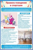 Стенд "Правила поведения в спортзале №1" - fgospostavki.ru - Норильск
