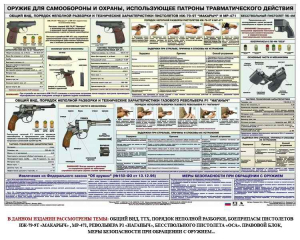Плакат "Оружие ударно-травматического действия" - fgospostavki.ru - Норильск
