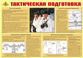 Плакат "Тактическая подготовка" - fgospostavki.ru - Норильск